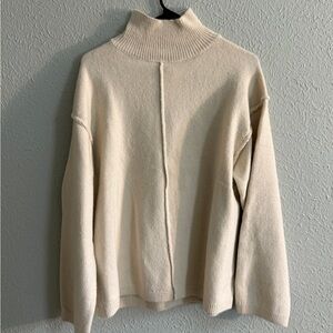 H&M Cream  Turtleneck Sweater